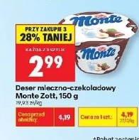 Deser mleczno-czekoladowy Monte Zott