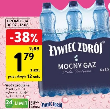 Żywiec Zdrój mocny gaz