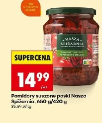 Pomidory suszone paski Nasza Spiżarnia