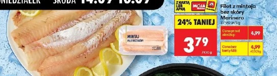 Filet z mintaja bez skóry Marinero