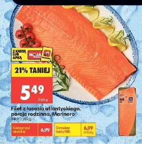 Filet z łososia atlantyckiego, porcja rodzinna Marinero