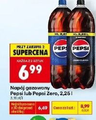 Napój gazowany Pepsi lub Pepsi Zero
