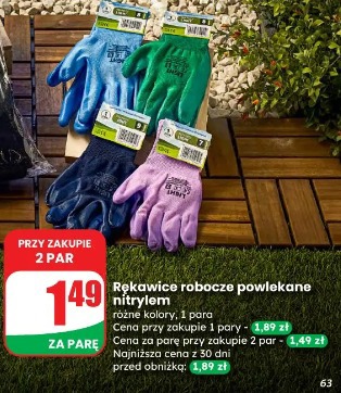 Rękawice robocze powlekane nitrylem