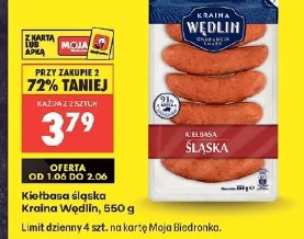 Kiełbasa Śląska Kraina Wędlin