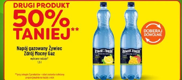 Napój gazowany Żywiec Zdrój Mocny Gaz
