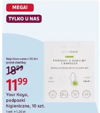 Your Kaya, podpaski higieniczne