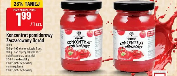 Koncentrat pomidorowy Zaczarowany Ogród