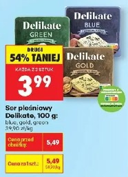 Ser pleśniowy Delikate green, blue, gold