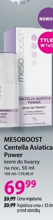 MESOBOOST Centella Asiatica Power krem do twarzy na noc