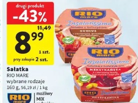 Sałatka Rio Mare wybrane rodzaje