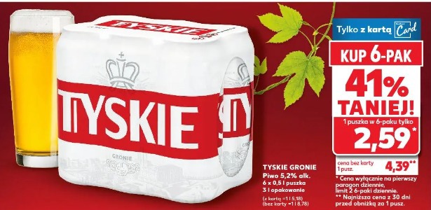 Tyskie Gronie piwo