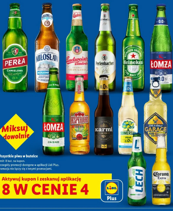 Wszystkie piwa w butelce