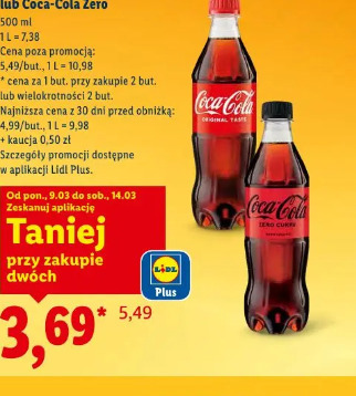 Coca-Cola lub Coca-Cola Zero