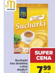 Sucharki bez dodatku cukru MAMUT