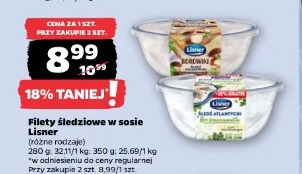 Filety śledziowe w sosie Lisner