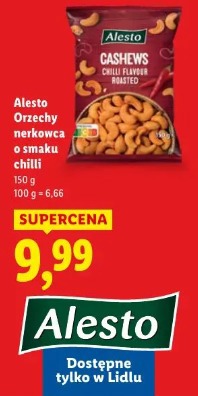 Alesto Orzechy nerkowca o smaku chilli