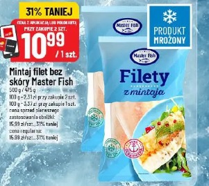Mintaj filet bez skóry Master Fish