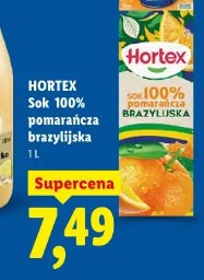 Hortex sok 100% pomarańcza brazylijska
