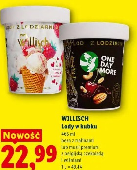 Willisch lody w kubku