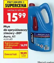 Płyn do spryskiwaczy zimowy -20° Aura