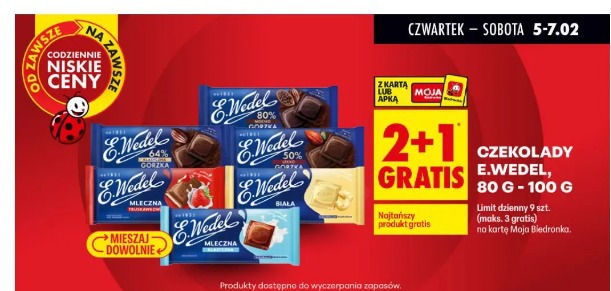 Czekolady E.Wedel