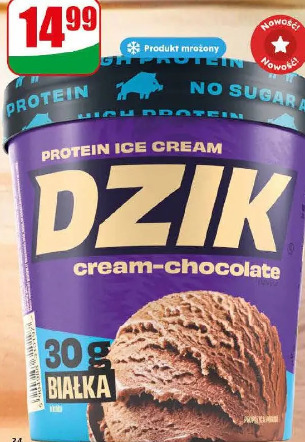 Lody proteinowe cream-chocolate Wk Dzik