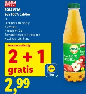 Solevita Sok 100% Jabłko