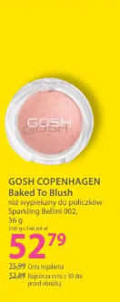 Gosh Copenhagen Baked To Blush róż wypiekany do policzków Sparkling Bellini 002