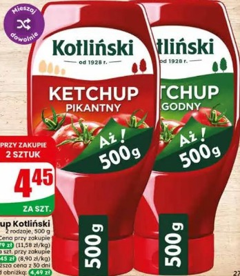 Ketchup Kotliński łagodny