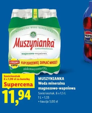 Muszynianka Woda mineralna magnezowo-wapniowa