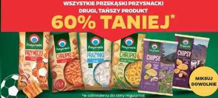 Wszystkie przekąski Przysnacki drugi, tańszy produkt 60% taniej