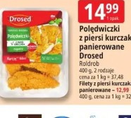 Polędwiczki z piersi kurczaka panierowane Drosed