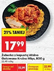 Żeberka z kapustą Wolno Gotowane Kraina Mięs