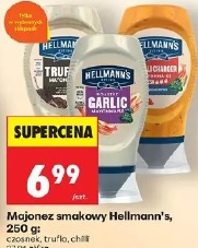 Majonez smakowy Hellmann's czosnek, trufla, chilli