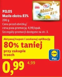Pilos Masło ekstra 83%