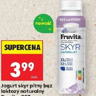 Jogurt skyr pitny bez laktozy Fruvita