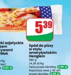 Spód do pizzy w stylu amerykańskim Henglein