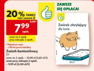 Żwirek bentonitowy