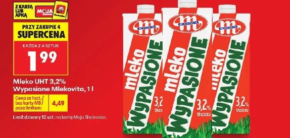 Mleko UHT 3,2% Wypasione Mlekovita