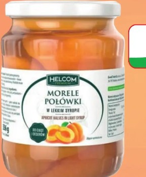 Morele połówki w lekkim syropie Helcom