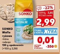 Sonko Wafle ryżowe różne rodzaje