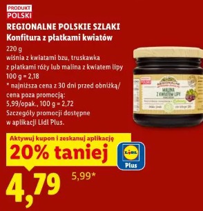 Regionalne Polskie Szlaki Konfitura z płatkami kwiatów