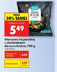 Warzywa na patelnię z ziemniakami Mrożna Kraina