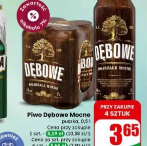 Piwo Dębowe Mocne