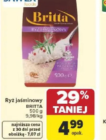 Ryż jaśminowy Britta Sawex