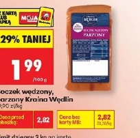 Boczek wędzony, parzony Kraina Wędlin