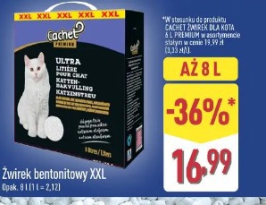 Cachet Żwirek bentonitowy XXL