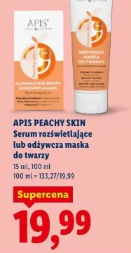Apis Peachy Skin Serum rozświetlające lub odżywcza maska do twarzy