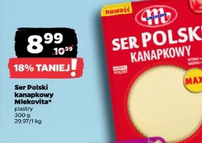 Ser Polski kanapkowy Mlekovita