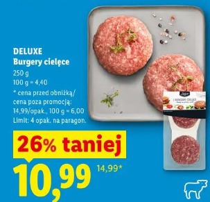 Deluxe Burgery cielęce